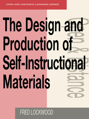cover image of The Design and Production of Self-instructional Materials